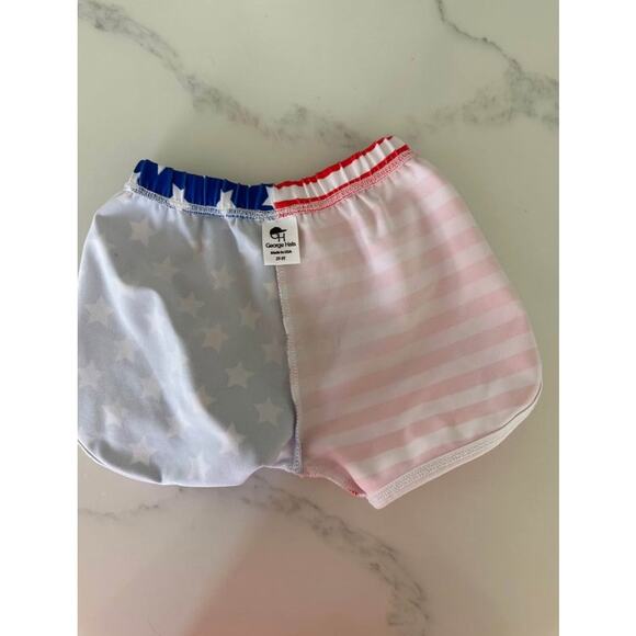 George Hats Stars and Stripes Track Shorts 2T-3T - Picture 4 of 7